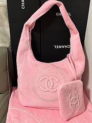 Bagsaaa Chanel Beachwear Set Pink Cotton AAA938 - 4
