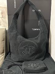 Bagsaaa Chanel Beachwear Set Black Cotton AAA938 - 4