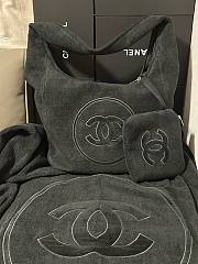 Bagsaaa Chanel Beachwear Set Black Cotton AAA938 - 2