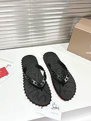 Bagsaaa Christian Loubotin Super Loubi Flip Black - 1