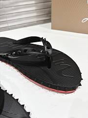 Bagsaaa Christian Loubotin Super Loubi Flip Black - 4