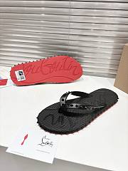 Bagsaaa Christian Loubotin Super Loubi Flip Black - 3