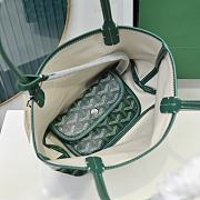 Bagsaaa Goyard Mini Shopping Bag Green - 20x20x10cm - 4