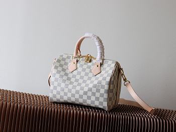 Bagsaaa Louis Vuitton N40608 Speedy Bandoulière 25 Damier Azur