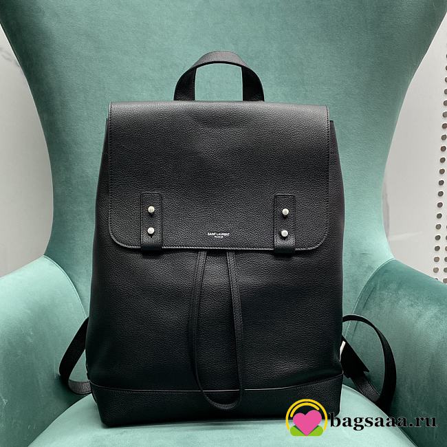 Bagsaaa YSL sac de jour backpack in grained leather 480585 black - 37.5cm - 1