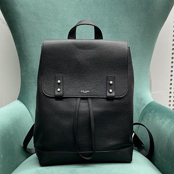 Bagsaaa YSL sac de jour backpack in grained leather 480585 black - 37.5cm