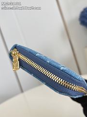 Bagsaaa M23161 LV x TM Zippy Wallet cherry denim - 19.5cm - 3