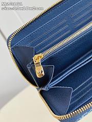 Bagsaaa M23161 LV x TM Zippy Wallet cherry denim - 19.5cm - 2
