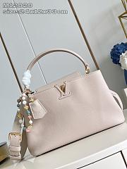 Bagsaaa LV M12929 Capucines MM Souple Greige - 33cm - 1