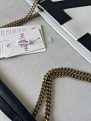 Bagsaaa Valentino Garavani Viva Superstar Medium Nappa Leather Shopping Bag black & white - 37cm - 2