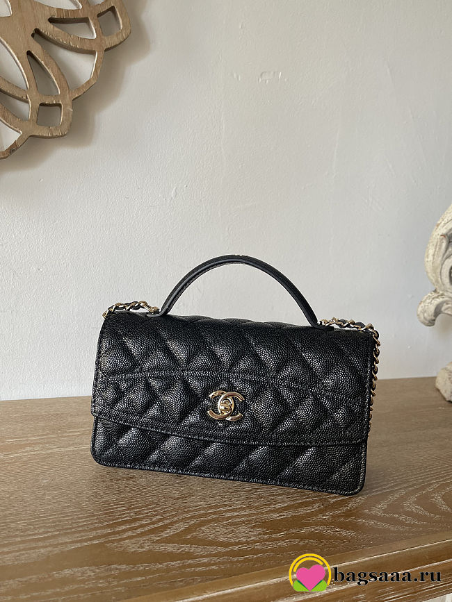 Bagsaaa Chanel Clutch With Chain AP4402 Black - 18.5cm - 1