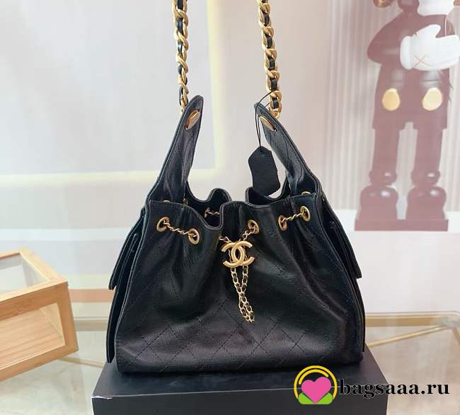 Bagsaaa CHANEL 25 Small Handbag AS5293 black - 30cm - 1