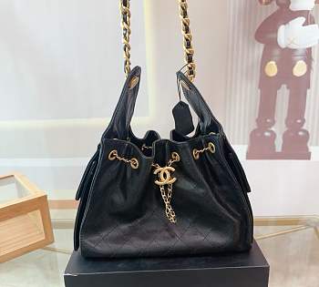 Bagsaaa CHANEL 25 Small Handbag AS5293 black - 30cm