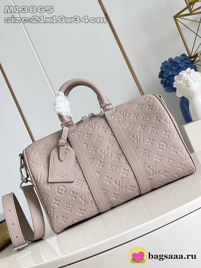 Bagsaaa LV M13865 Keepall Bandoulière 35 Beige - 34cm - 1