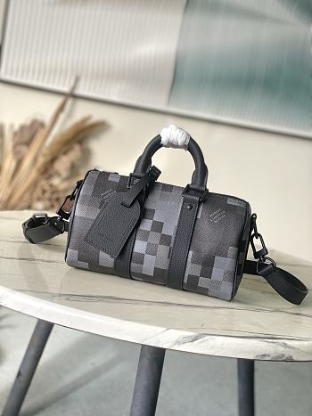 Bagsaaa LV M14919 Keepall Bandoulière 25 Damoflage  Black - 25cm