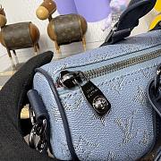 Bagsaaa LV M14681 Keepall Bandoulière 25 Blue - 25cm - 2