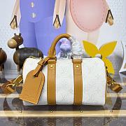 Bagsaaa LV M15076 Keepall Bandoulière 25 Off-White - 25cm - 1