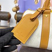 Bagsaaa LV M15076 Keepall Bandoulière 25 Off-White - 25cm - 4