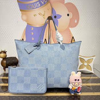 Bagsaaa LV N00198 Nevereverfull Denim Blue - 60cm