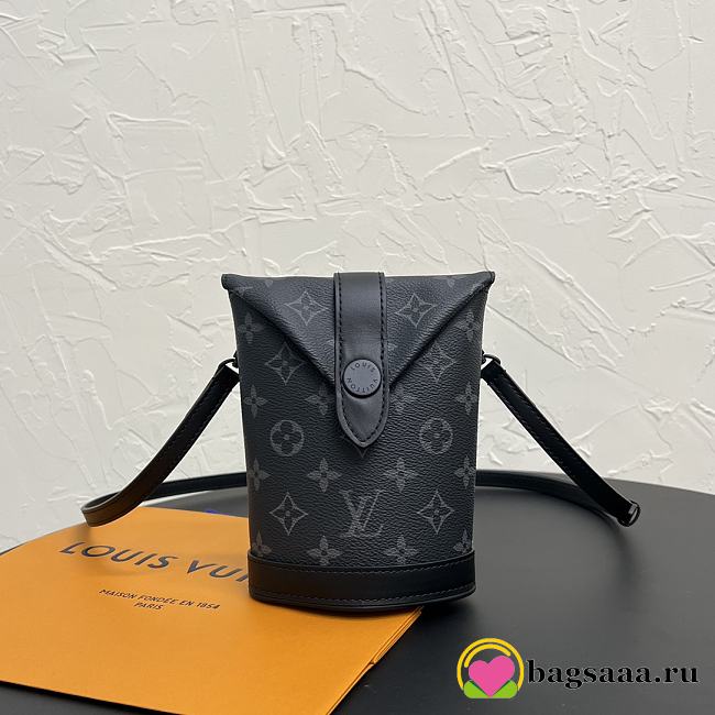 Bagsaaa LV M11613 Envelope Pouch Black - 18 cm - 1