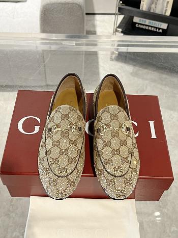 Bagsaaa Women's Gucci Jordaan loafer 813000 