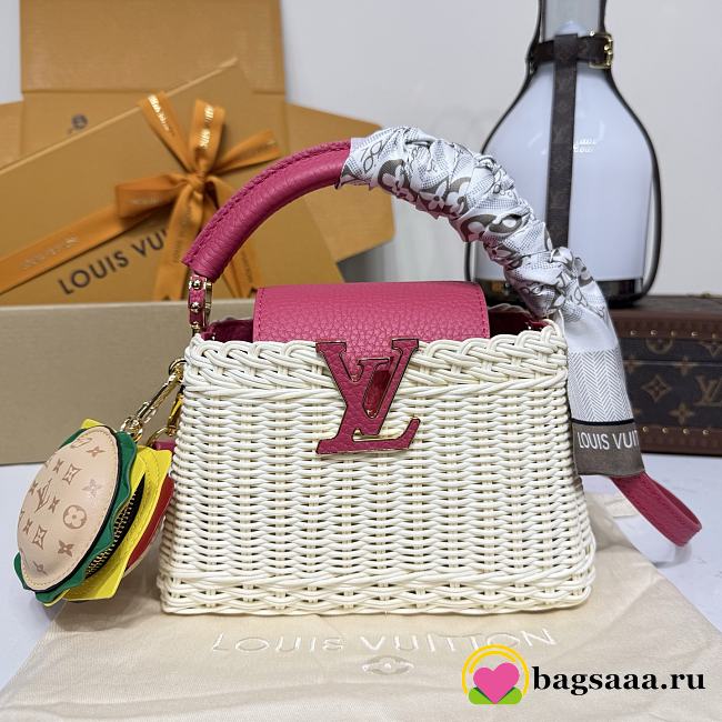 Bagsaaa LV M26005 Capucines Mini Pink - 21cm - 1