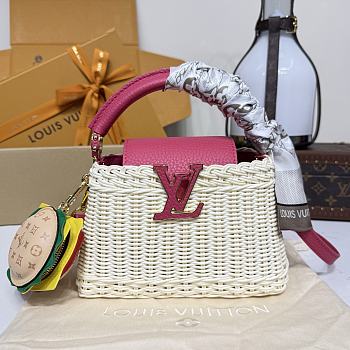 Bagsaaa LV M26005 Capucines Mini Pink - 21cm