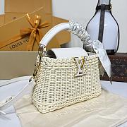 Bagsaaa LV M26004 Capucines Mini White - 21cm - 3