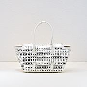 Bagsaaa Alaia Neo Mina 20 Bag In Vienne Calfskin White - 20cm - 1