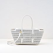 Bagsaaa Alaia Neo Mina 20 Bag In Vienne Calfskin White - 20cm - 2