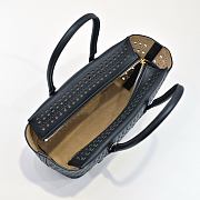 Bagsaaa Alaia Neo Mina 20 Bag In Vienne Calfskin Black - 20cm - 3