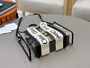 Bagsaaa Chloe Small Woody tote bag in jelly & leather - 26.5cm - 4