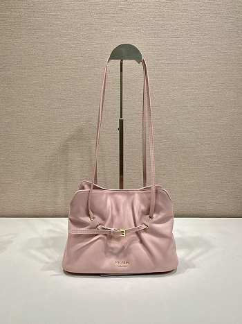 Bagsaaa Prada Small Prada Dada nappa leather bag 1BG586 light pink - 25cm