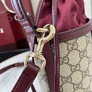 Bagsaaa Ophidia mini bucket bag 838462 red - 23cm - 4