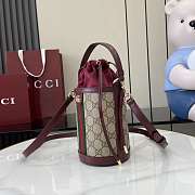 Bagsaaa Ophidia mini bucket bag 838462 red - 23cm - 3