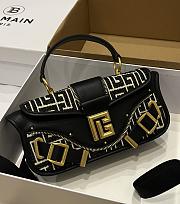 Bagsaaa Balmain Balmain Logo Embroidered Shoulder Bag - 1