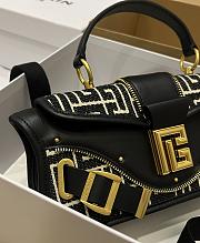 Bagsaaa Balmain Balmain Logo Embroidered Shoulder Bag - 3