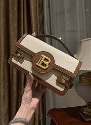 Bagsaaa Balmain Balmain cream Shoulder bag with logo - 24cm - 3