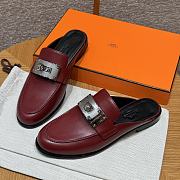 Bagsaaa Hermes Iota mule red - 1