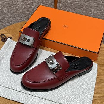 Bagsaaa Hermes Iota mule red