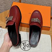 Bagsaaa Hermes Iota mule red - 4