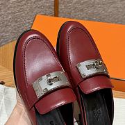 Bagsaaa Hermes Iota mule red - 3
