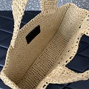 Bagsaaa Valentino Garavani Viva Superstar Small Shopping Bag In Raffia - 26cm - 2