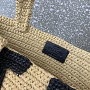 Bagsaaa Valentino Garavani Viva Superstar Medium Shopping Bag In Raffia - 37cm - 3