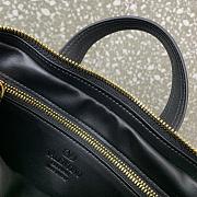 Bagsaaa Valentino Garavani Viva Superstar nappa leather handbag black - 23cm - 4