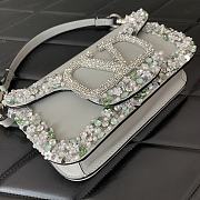 Bagsaaa Valentino Locò small shoulder bag with Swarovski crystals - 19cm - 2
