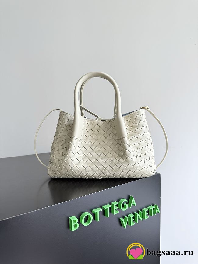 Bagsaaa Bottega Veneta Small Pinacoteca Tote 819004 Sea salt/ice - 24cm - 1