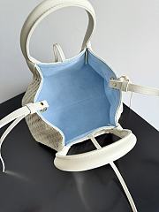 Bagsaaa Bottega Veneta Small Pinacoteca Tote 819004 Sea salt/ice - 24cm - 3