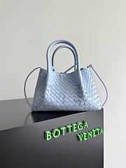 Bagsaaa Bottega Veneta Small Pinacoteca Tote 819004 Blue - 24cm - 1