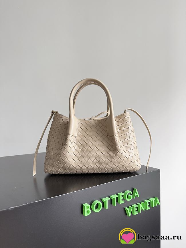 Bagsaaa Bottega Veneta Small Pinacoteca Tote 819004 beige - 24cm - 1